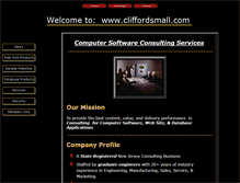 Tablet Screenshot of cliffordsmall.com